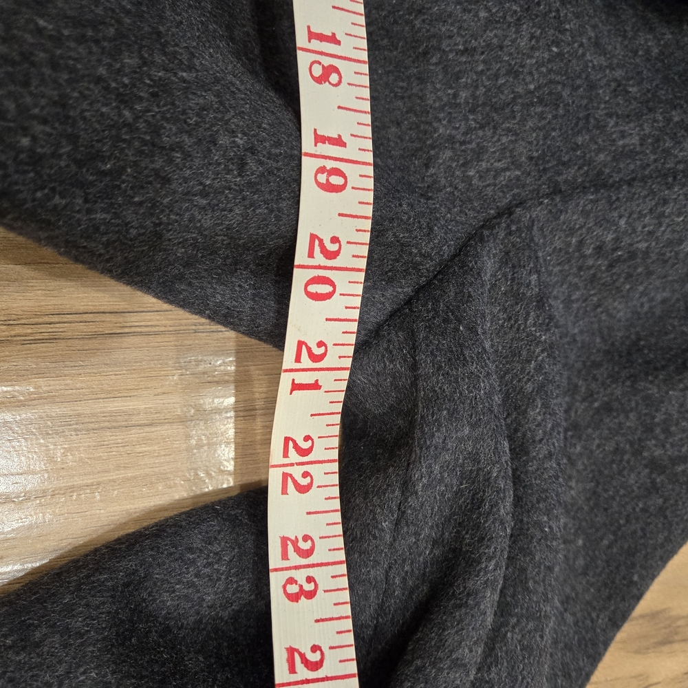 NWT - Betsey Johnson Charcoal Pea Coat with Satin Floral Lining - Picture 4 of 8